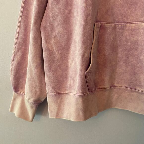 Jordan Women size Medium Purple Hoodie Flight Cotton Streetwear Oversized Baggy - Picture 4 of 8